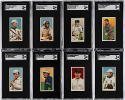 1909-1911 T206 White Border SGC Graded VG 3 Collection (16) with Tougher Examples