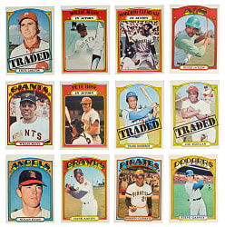 1972 Topps Near Complete Set (696/787) with Most Hall of Famers & Stars