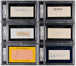 2010-2012 Historic Autographs PSA/DNA Certified Limited-Edition Hall of Famer/Star Signature Cards (33) with Danny Murtaugh "1/1" GEM MINT 10