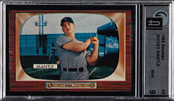 1955 Bowman #202 Mickey Mantle GAI MINT 9