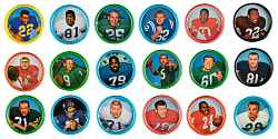 1962 Salada-Junket Football Partial Set (99/154) with Jim Brown & Shortprints