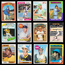 1969-1980 Topps Shoebox Collection (375+) with (85+) Hall of Famers Including Aaron, Clemente, Mantle & Mays