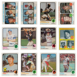 1973 Topps Near Complete Set (640/660) with Most Key Cards Including #615 Mike Schmidt Rookie