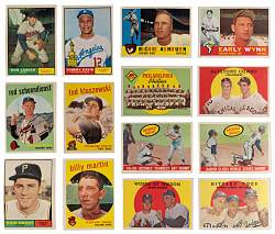 1959-1961 Topps Singles Collection (363) with Starter Sets