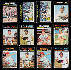 1971 Topps Collection (1,050) with Several Hall of Famers & Stars and (75+) High Numbers