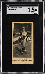 1916 D352 Morehouse Baking #11 Zinn Beck SGC FAIR 1.5