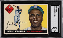 1955 Topps #50 Jackie Robinson SGC EX 5