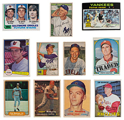 1941-1995 Mostly Baseball Hall of Fame & Star Collection (675+) with Several Rookies