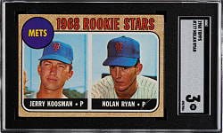 1968 Topps #177 Nolan Ryan Rookie SGC VG 3