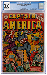 1942 Timely Comics #16 Red Skull Cover/Story with Bondage Scene - CGC 3.0