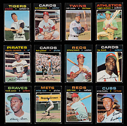 1971 Topps Near Complete Set (689/752) with Several Hall of Famers & Stars