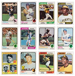 1973 & 1974 Topps Near Complete Set Pair Plus Traded & Team Checklists (1,378 Total Cards)