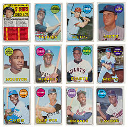 1969 Topps Singles Collection (900+) with (70+) Hall of Famers Including Nolan Ryan
