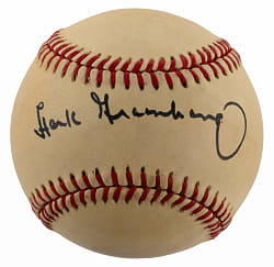 Hank Greenberg Single-Signed ONL/Feeney Baseball - Full PSA/DNA LOA