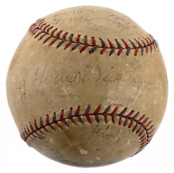 1933 Pittsburgh Pirates Team-Signed Official League Baseball with (12) Signatures Including Honus Wagner & Waner Brothers with Full JSA LOA