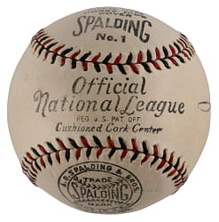 1926-1933 Spalding Official National League Heydler Baseball in Exceptional Condition
