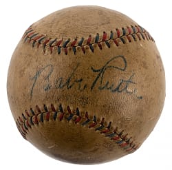 Babe Ruth Single-Signed Baseball - Full JSA LOA