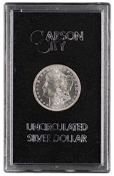 1883-CC GSA Morgan Silver Dollar with Black Box & COA