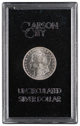 1884-CC GSA Morgan Silver Dollar with Black Box & COA