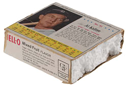 1963 Jell-O Partial Box with #51 Al Kaline