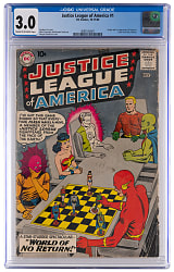 1960 DC Justice League of America #1 First Appearance of Despero - CGC 3.0
