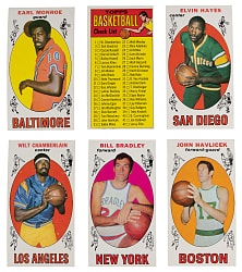 1969-1970 Topps Basketball Near Complete Set (97/99) - Clean!