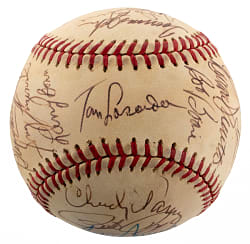 1978 National League All-Stars Team-Signed ONL/Feeney Baseball with (27) Signatures Including (8) Hall of Famers & Pete Rose