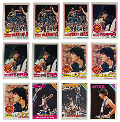 1975-1979 Topps Basketball Complete & Near Sets (5) - Loaded with Stars!
