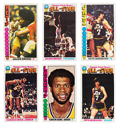 1976-1977 Topps Basketball Complete Set (144) - Clean!