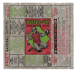 1934 R318 Batter-Up Low Number Wax Wrapper