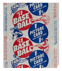 1951 Bowman Baseball 1-Cent Wrapper