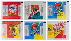 1970-1982 O-Pee-Chee Baseball Wrapper Collection (17)