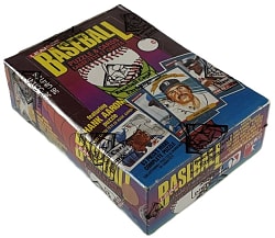 1986 Leaf Unopened Wax Box BBCE