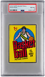 1978-1979 Topps Basketball Unopened Wax Pack PSA NM-MT 8