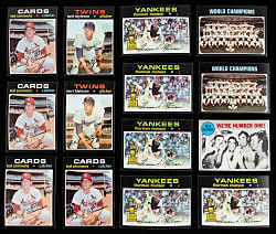 1970 & 1971 Topps Singles Collection (750+) with (60+) Hall of Famers & 1970 Starter Set
