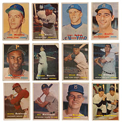 1957 Topps Near Complete Set (404/407) Plus Checklist