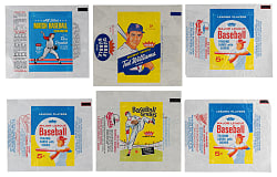 1959-1984 Baseball Wrapper Collection (41) with 1959-1963 Fleer Run