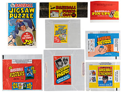 1967-1977 Topps Oddball Wrapper Collection (18) with (2) 1969 Topps Team Posters & 1967 Topps Pirates Stickers