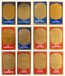 1965 Topps Embossed Complete Set (72) - Clean!