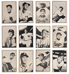 1953 Bowman Black & White Complete Set (64)