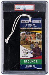 2006 American Express Championship Full Ticket PSA VG 3 - Tiger Woods PGA Win #54