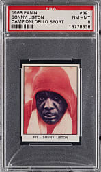 1966 Panini Campioni Dello Sport #391 Sonny Liston Rookie PSA NM-MT 8
