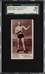 1890 N130 Mayo's Cut Plug George Lavigne SGC VG/EX 4