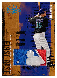 2005 Donruss Leather & Lumber #124 Shawn Green MLB Logoman Patch #3/3