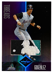 2004 Leaf Limited Threads #93 Luis Gonzalez MLB Logoman Patch #1/1
