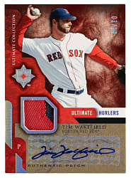 2005 Ultimate Collection Hurlers Tim Wakefield Certified Autograph Patch #/10