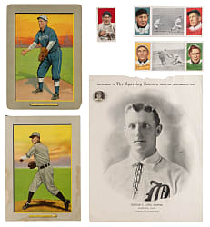 1900-1912 Eclectic Tobacco & Sporting News Collection (7) with (2) 1911 T3 Turkey Red Cabinets
