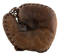 1900s AJ Reach Fred Tenney 4S Model First Baseman Glove - Rare & Significant Mit