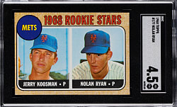 1968 Topps #177 Nolan Ryan Rookie SGC VG/EX+ 4.5