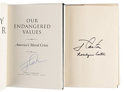 Jimmy Carter Signed Hardcover Books (6) Including (1) Dual-Signed with Rosalynn